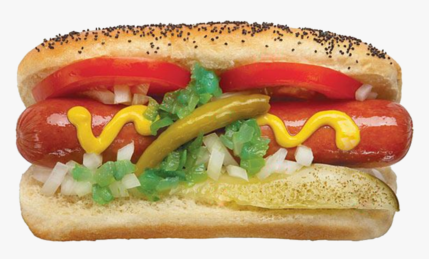 Hotdog Png - Hot Dog - Fully Dressed Hot Dog, Transparent Png, Free Download