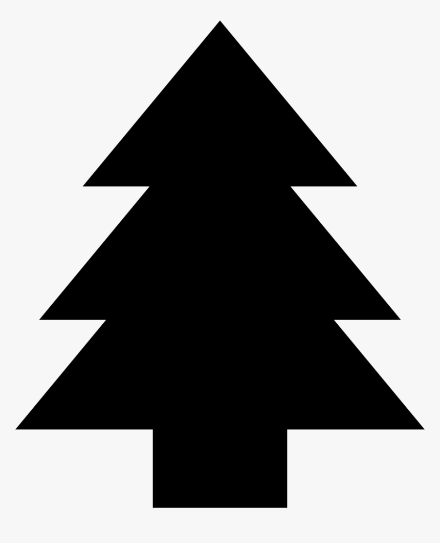 Tree Silhouette - Christmas Tree Silhouette .png, Transparent Png, Free Download