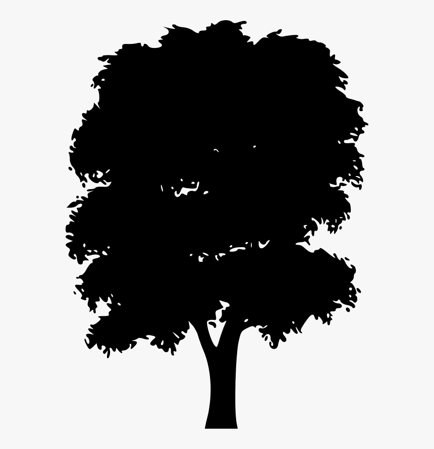 Tree Silhouettes - Png Vector Tree Silhouette, Transparent Png, Free Download