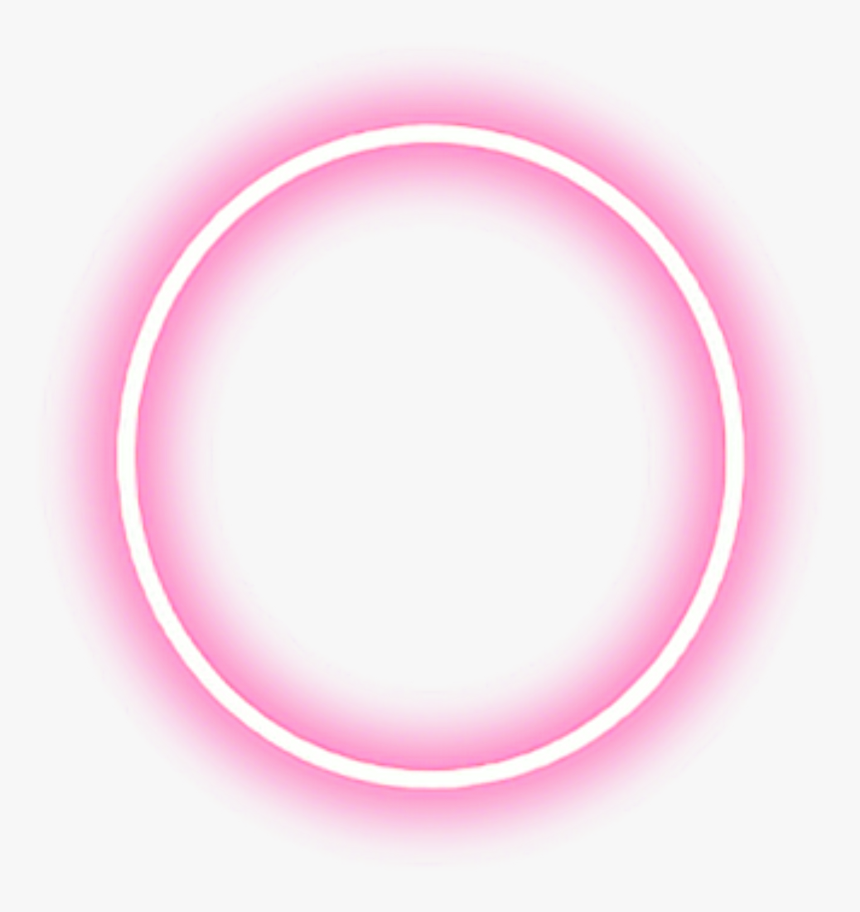 Transparent Transparent Shapes Png - Neon Pink Circle Png, Png Download, Free Download