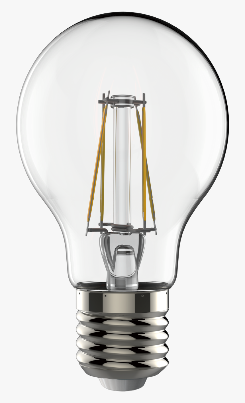 Incandescent Light Bulb Led Lamp Edison Screw Light-emitting - Led Lamp Transparent, HD Png Download, Free Download
