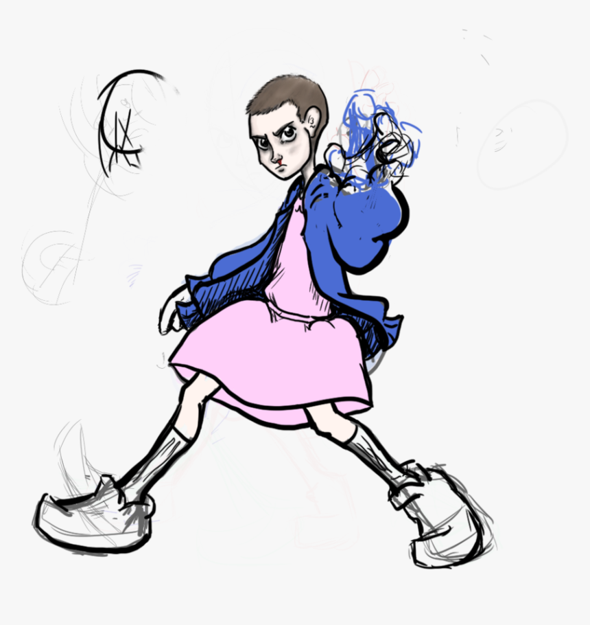 Transparent Stranger Things Clipart - Stranger Things Eleven On Transparent, HD Png Download, Free Download