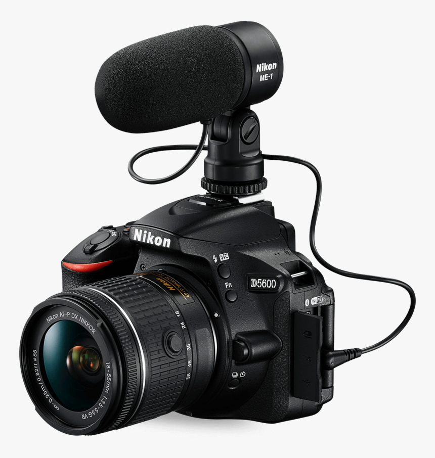 Dslr Camera Png Photo - Nikon D5600 Price In India, Transparent Png, Free Download