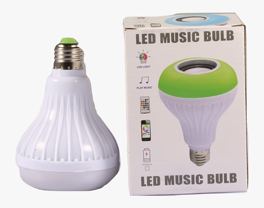 Led Music Light Bulb - Bluetooth Music Bulb, HD Png Download, Free Download