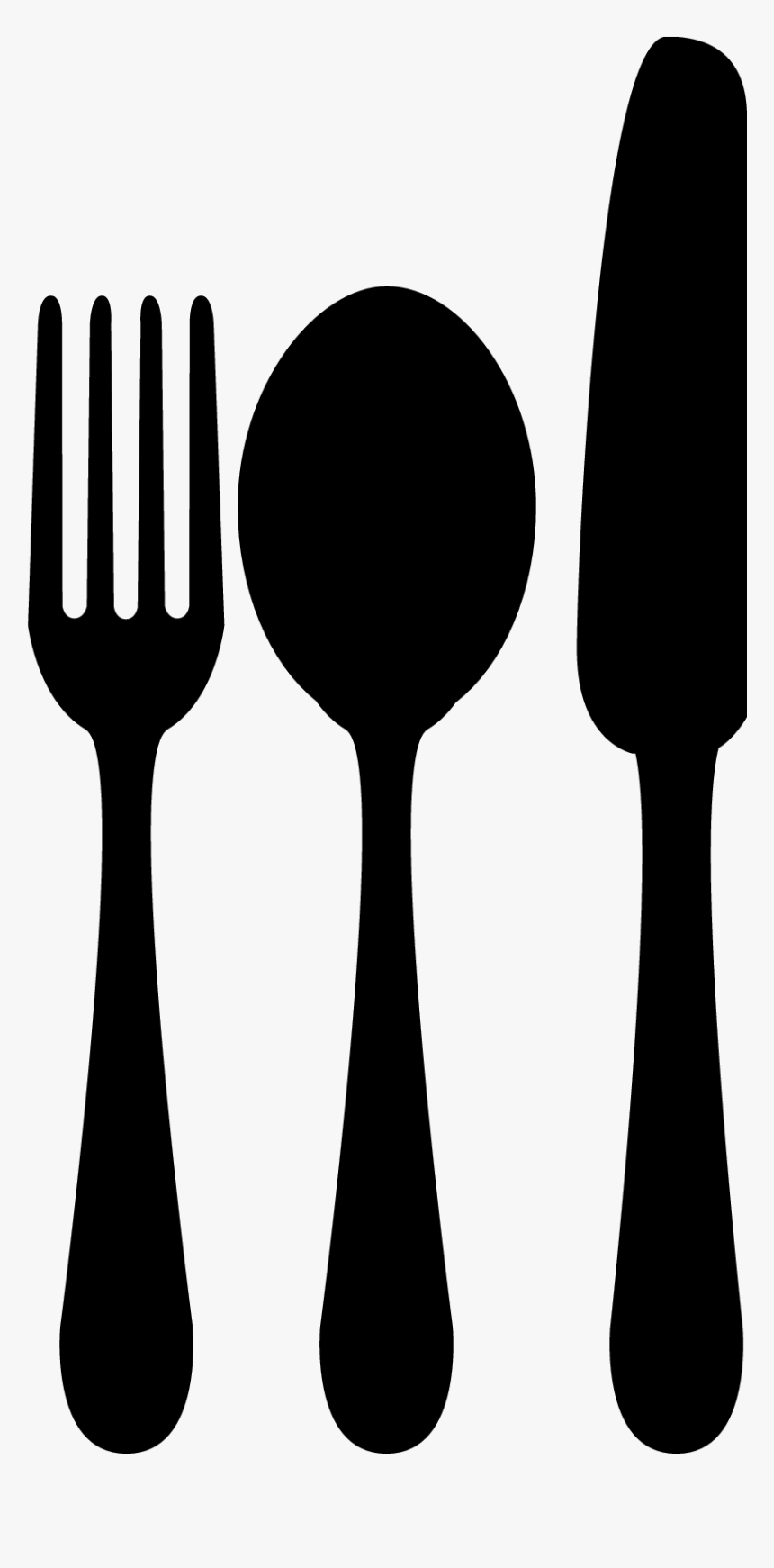 Spoon Fork Knife - Fork Spoon Knife Clipart, HD Png Download, Free Download