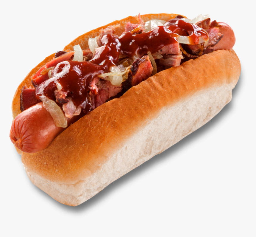 Coney Island Hot Dog - Bacon Hot Dog Foot Long, HD Png Download, Free Download