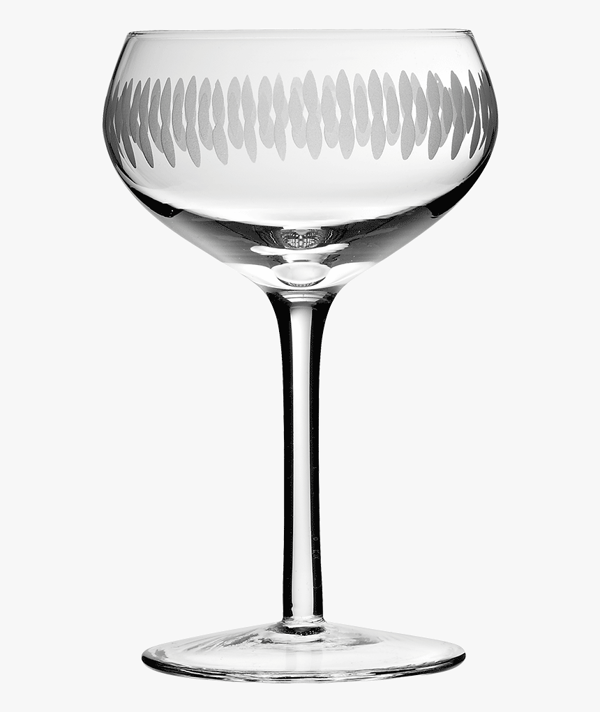 Retro Coupe Engraved Glass - Champagne Saucer Glass Png, Transparent Png, Free Download