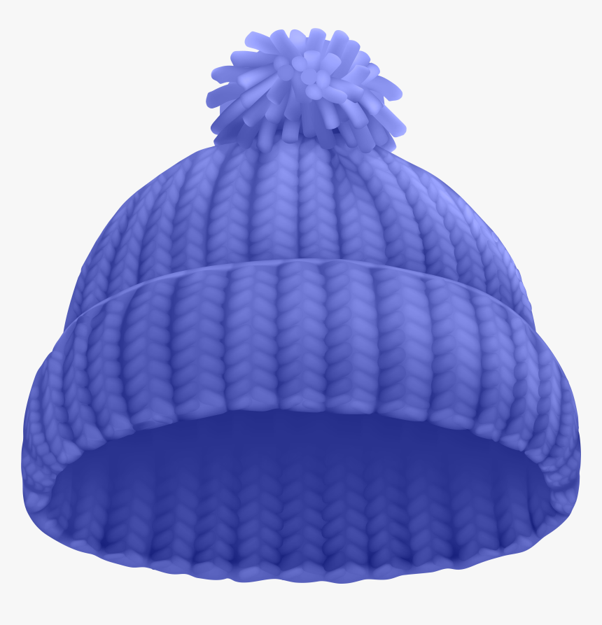 Blue Winter Hat Png Clip Art Image - Red Beanie Clipart, Transparent Png, Free Download