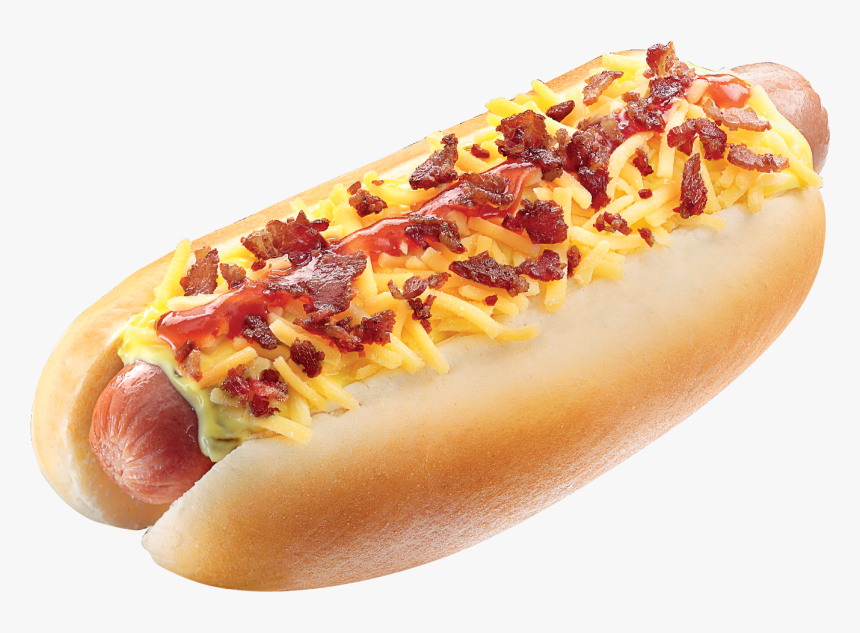 Bacon Hot Dog Transparent - Transparent Hot Dog Png, Png Download, Free Download