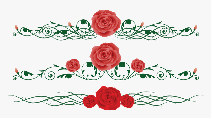 And Flower Chinese Rose Vine Thorns, Prickles Clipart - Rose Vine Transparent, HD Png Download, Free Download