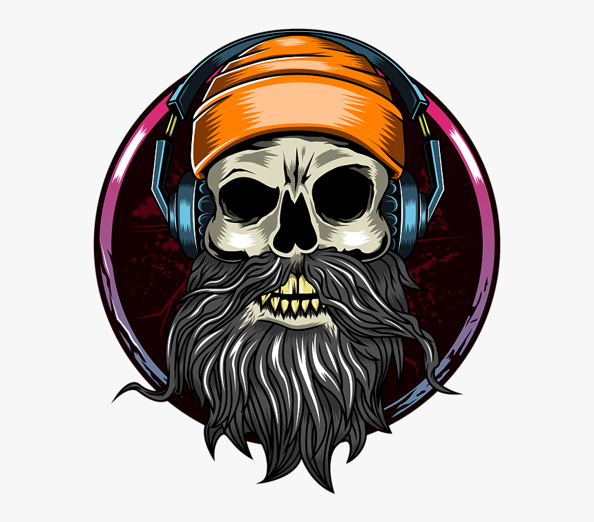 Skull Images With Headphones, HD Png Download, Free Download