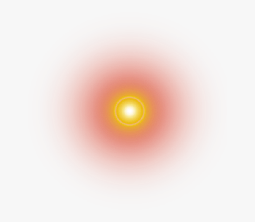 Clip Art Light Circle Pattern Glow - Orange Lens Flare Png, Transparent Png, Free Download