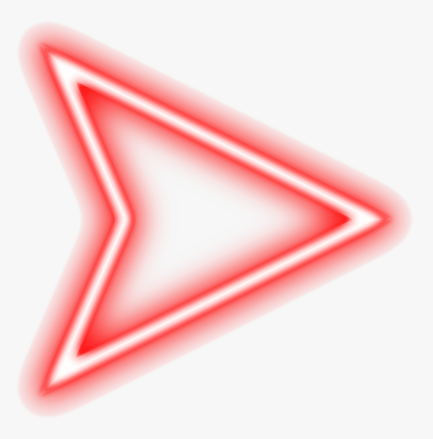 Glow Triangle Png , Png Download - Red Neon Glow Png, Transparent Png, Free Download