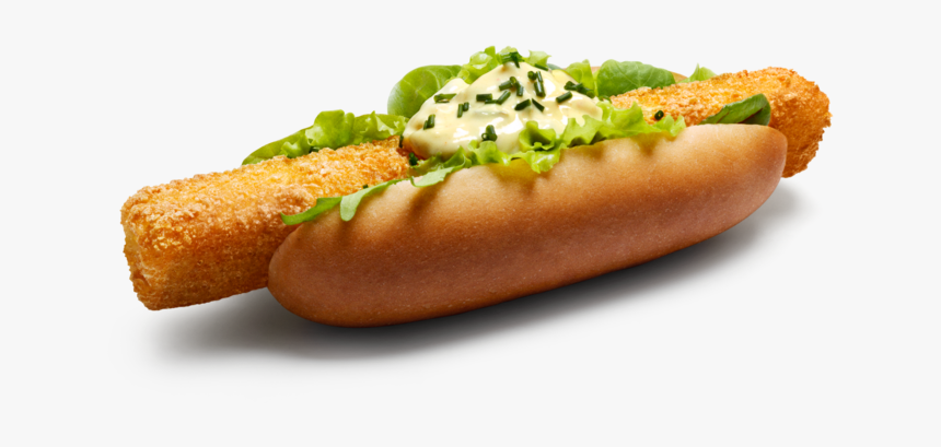 Fish Hot Dog In Bun - Hotcod, HD Png Download, Free Download