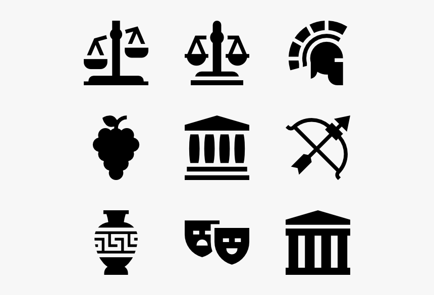Ancient Greece - Ceramic Icon, HD Png Download, Free Download