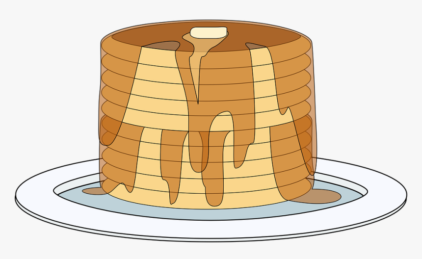 Graphic, Pancakes, Breakfast, Food, Morning, Flap Jacks - Animation Of Pancakes, HD Png Download, Free Download