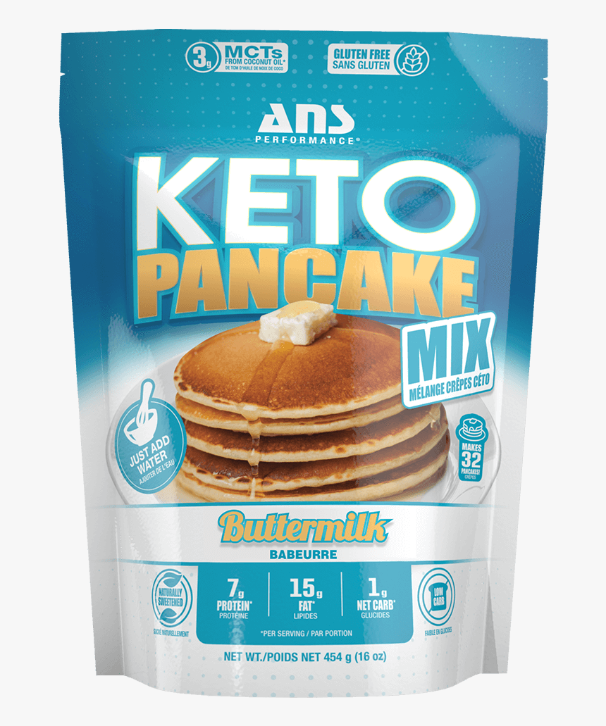 Ans Performance Keto Pancake Mix Baking Mix 454g / - Keto Pan Cake Mix, HD Png Download, Free Download