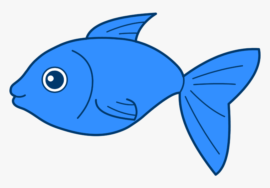 Fish Clipart Png Transparent Images Free Download - Blue Fish Clipart, Png Download, Free Download
