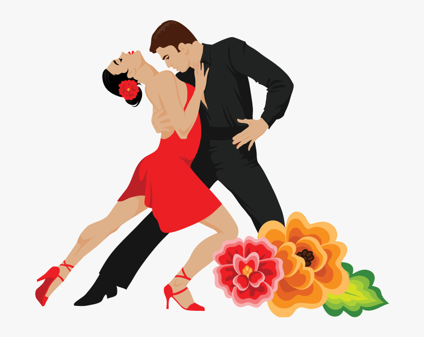 Dancers - Illustration - Salsa Dance, HD Png Download, Free Download