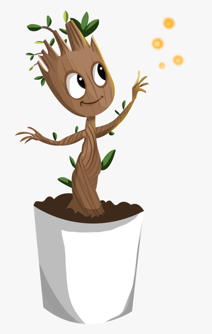 Guardians Of The Galaxy Clipart Groot - Baby Groot Clipart, HD Png Download, Free Download