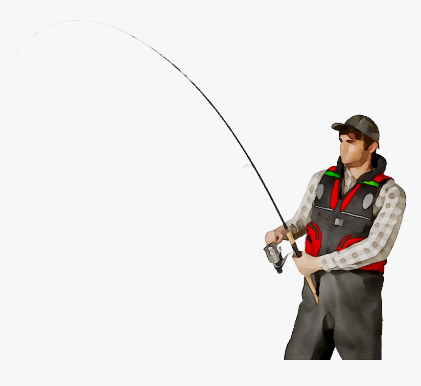 Fishing Rods Fisherman Portable Network Graphics Clip - Fisherman Transparent Background, HD Png Download, Free Download