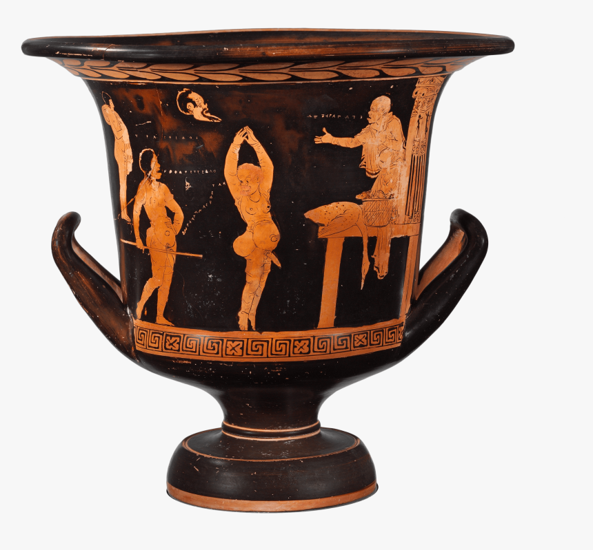 Terracotta Calyx-krater, 390 Bce Ancient Greece - Calyx Crater Mixing Bowl, HD Png Download, Free Download
