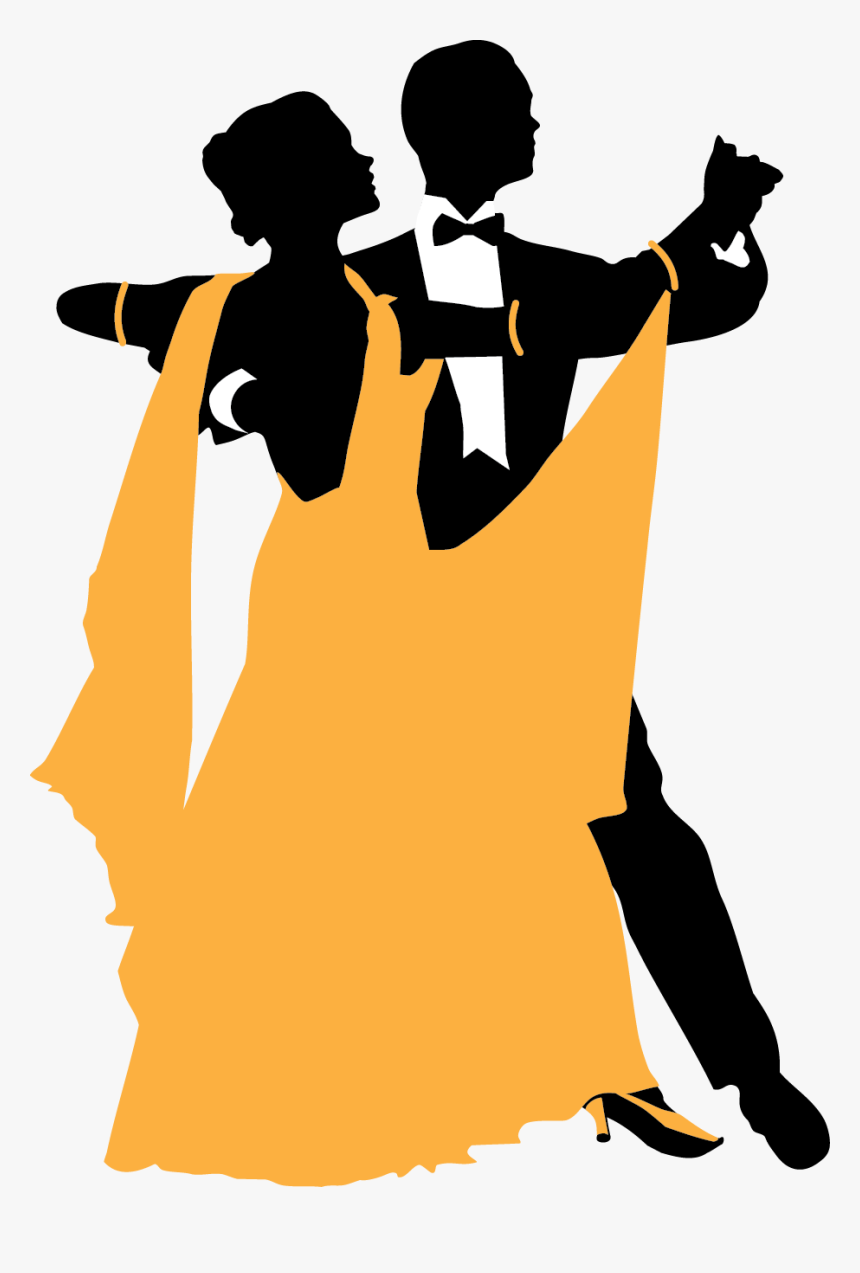 Ballroom Silhouette At Getdrawings - Waltz Ballroom Dancing Silhouette, HD Png Download, Free Download