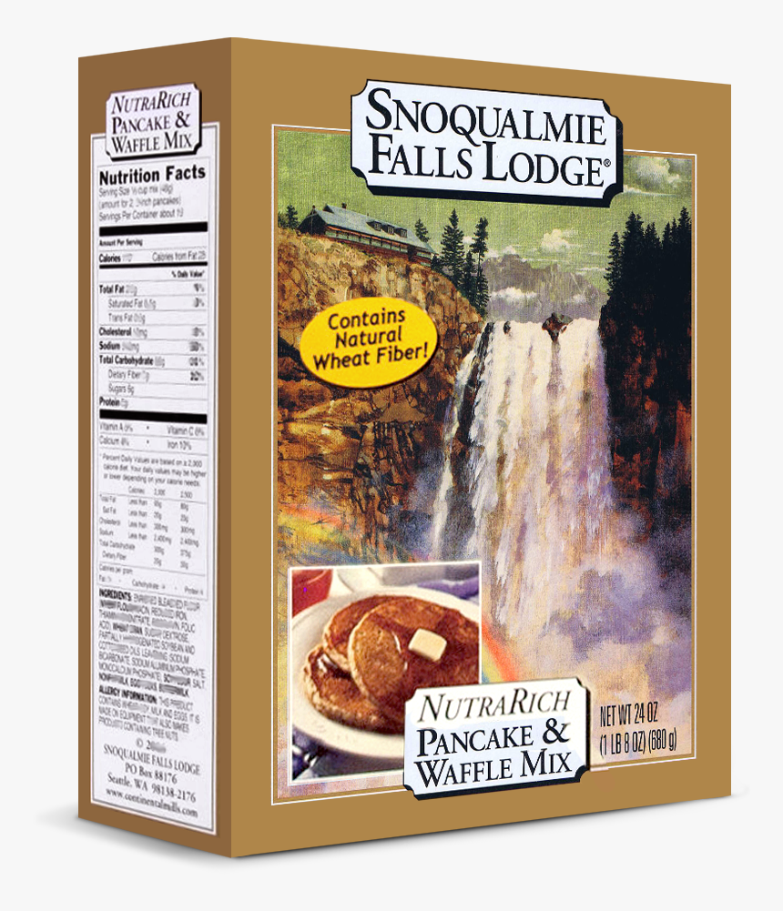 Nutrarich Pancake And Waffle Mix - Snoqualmie Falls Lodge Pancake Mix, HD Png Download, Free Download