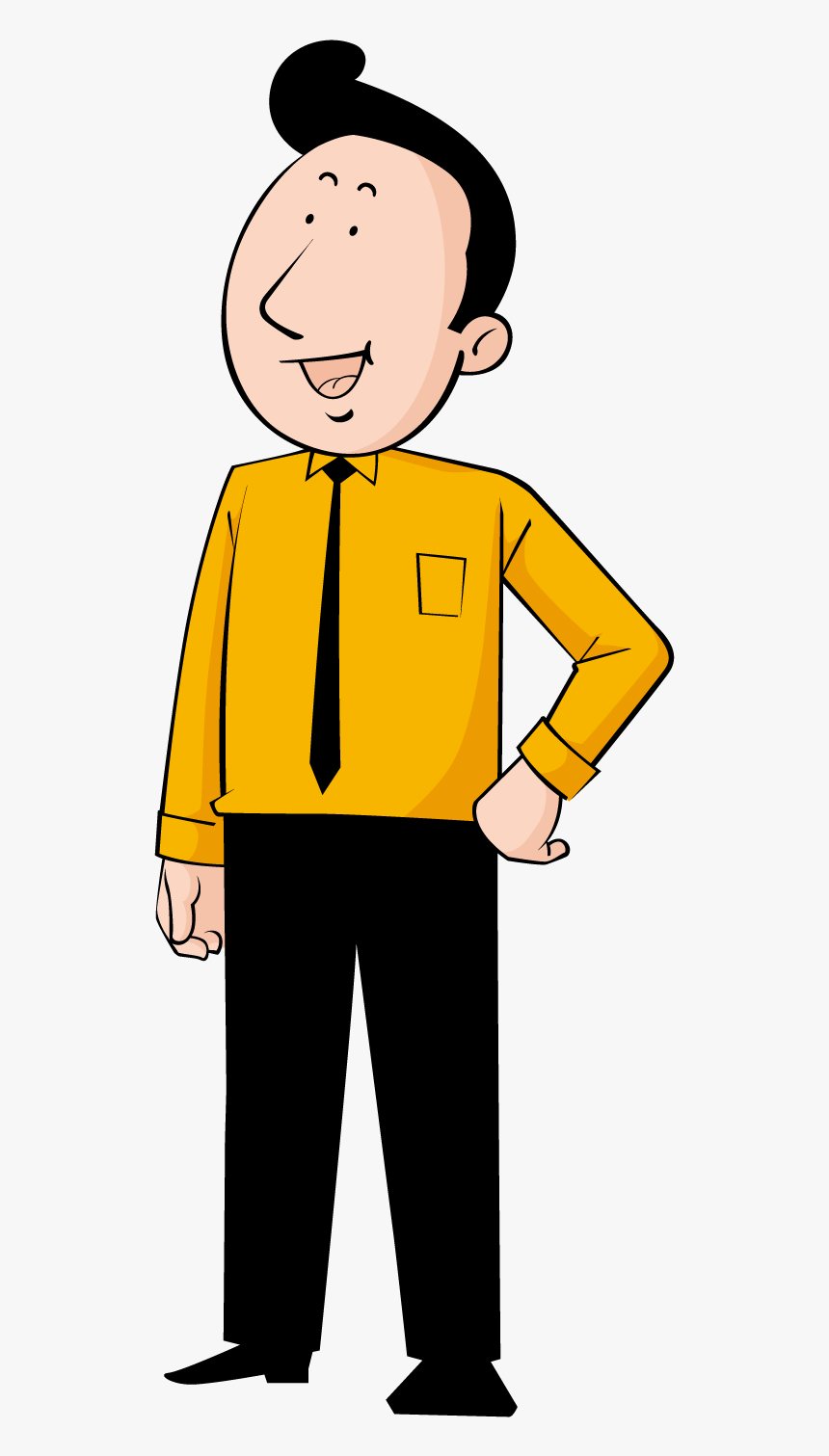 Happy Man Png Download - Transparent Cartoon Person Happy, Png Download, Free Download