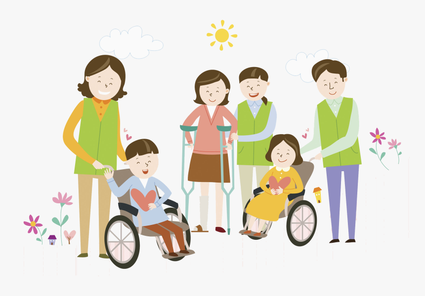 Injury Clipart Disability Person - Persons With Disabilities Png, Transparent Png, Free Download