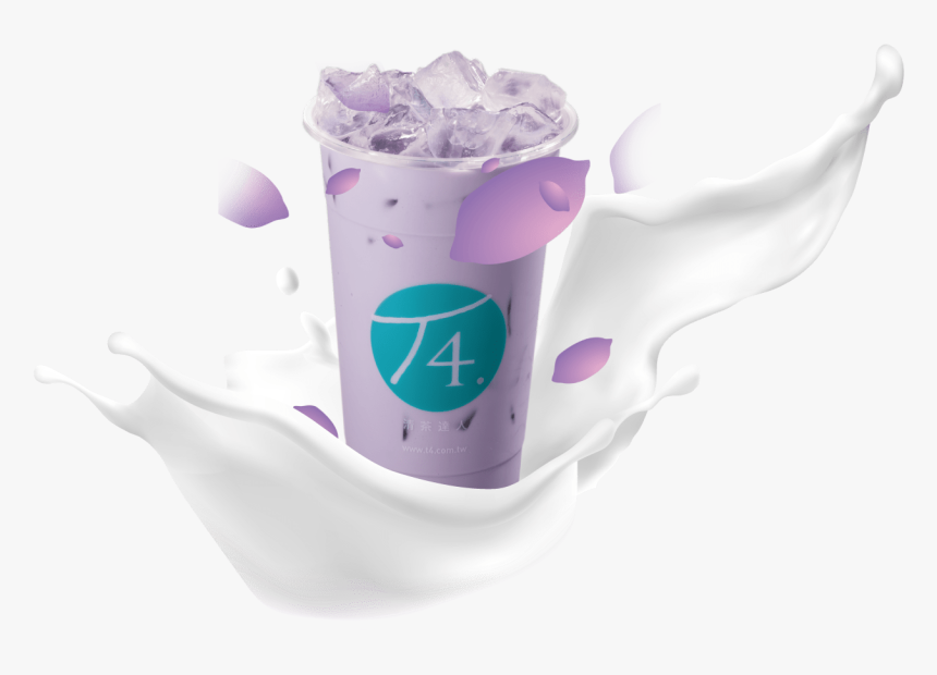 Taro Milk Tea Png, Transparent Png, Free Download