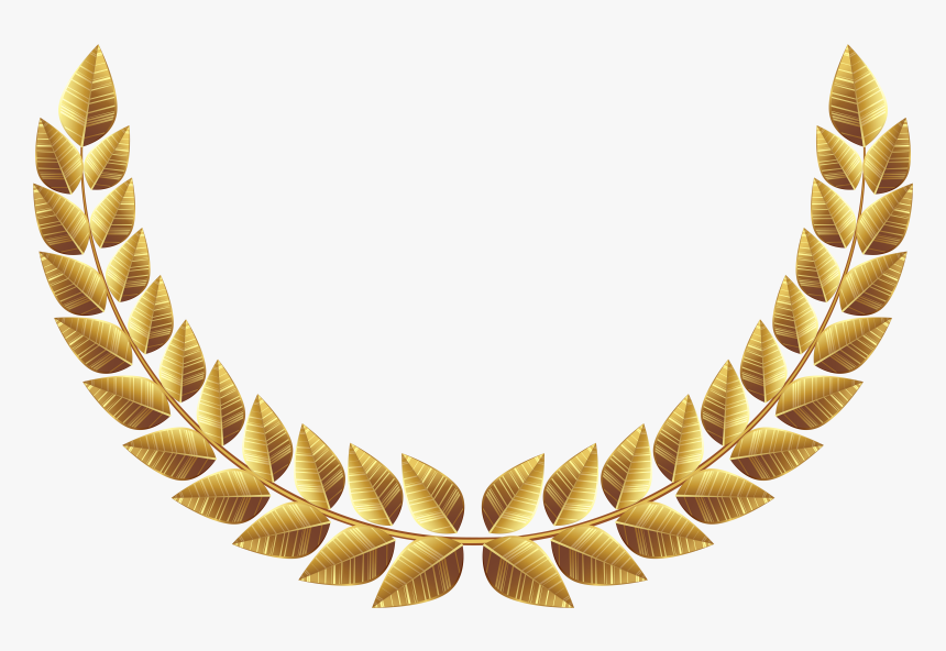 Leaves Png Image Gold Laurel Leaves Png - Laurel Of Gold Png, Transparent Png, Free Download