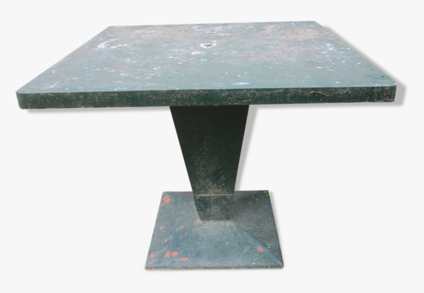 Old Table Tolix Xavier Pauchard Kub 90 X 90cm - End Table, HD Png Download, Free Download