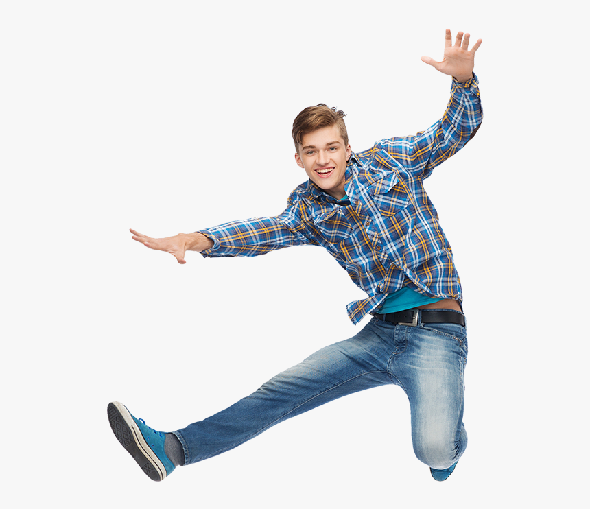 Happy Person Jumping Png - Person Jumping Png, Transparent Png, Free Download