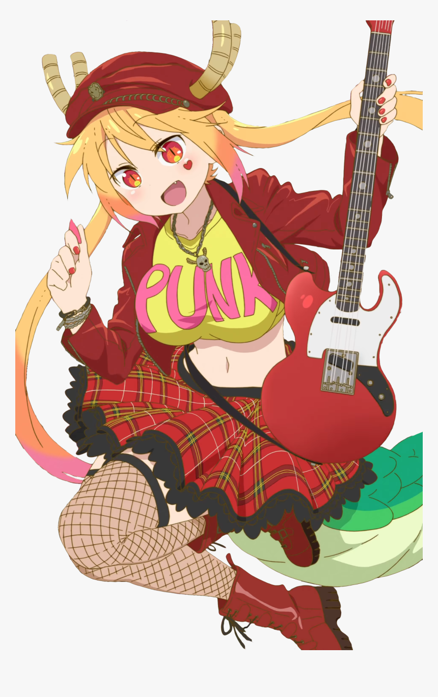 Art Cartoon Fictional Character Illustration - Kobayashi San Chi No Maid Dragon Punk, HD Png Download, Free Download