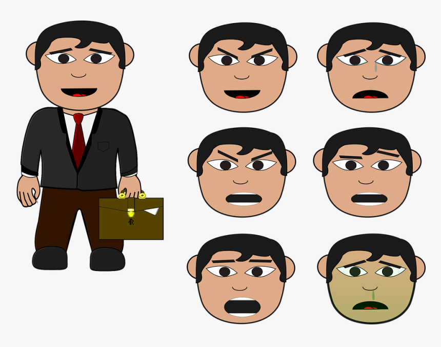 Business Man, Cartoon, Business, Man, Person, Suit - รูป การ์ตูน ชุด ทำงาน, HD Png Download, Free Download