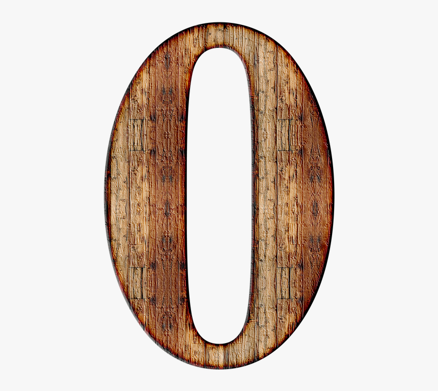 Transparent Madeira Png - Number 0 In Wood, Png Download, Free Download