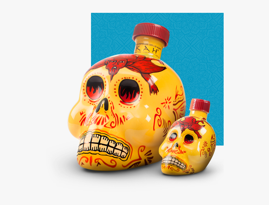 Skull Bottle Tequila Beaded, HD Png Download, Free Download