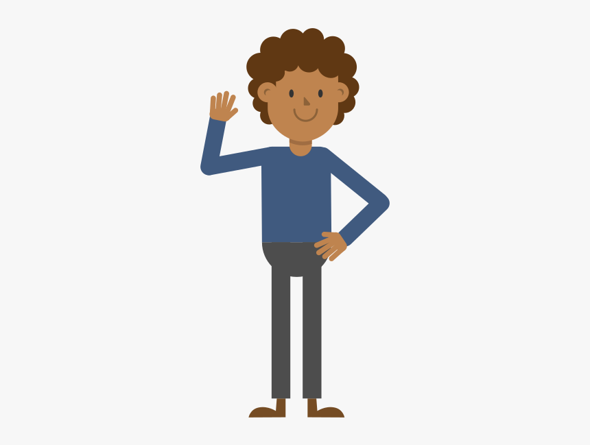 Man Waving Clipart, HD Png Download, Free Download