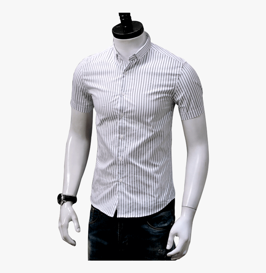 European Station Summer Men"s Vertical Stripes Shirt - Formal Wear, HD Png Download, Free Download