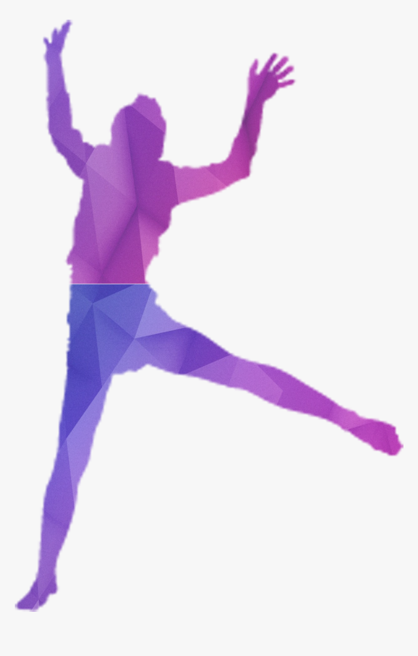 Modern Dance Purple Wallpaper - Jumping, HD Png Download, Free Download