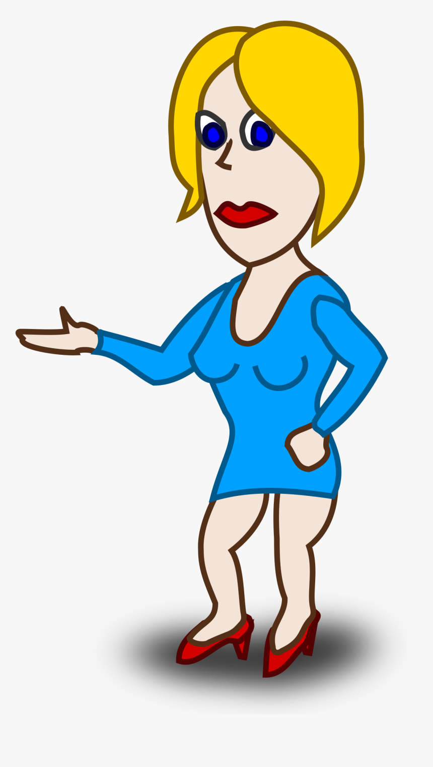 Image Download Comic Characters Blonde Big Image Png - People Cartoon Gif Png, Transparent Png, Free Download