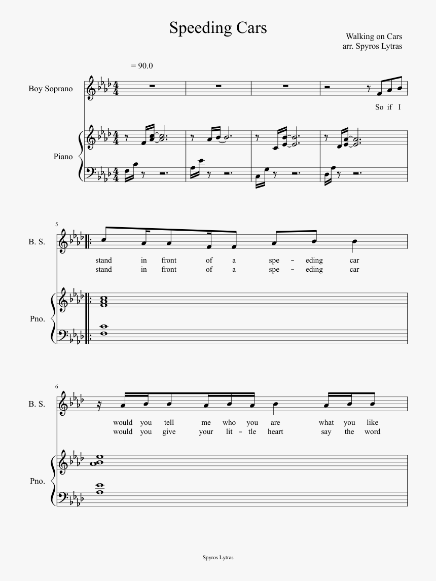 Speeding Cars Piano Notes, HD Png Download, Free Download