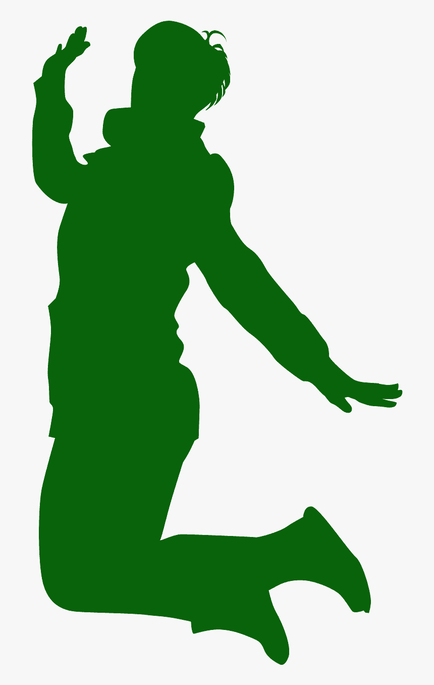 Transparent Silhouette Of Person Jumping, HD Png Download, Free Download