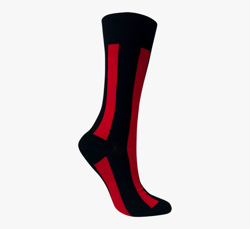 Vertical Striped Black Socks - Sock, HD Png Download, Free Download