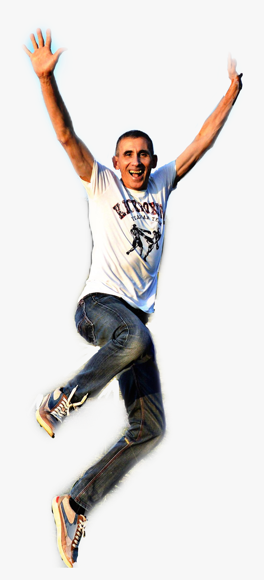 #happy #jumping #man #guy #excited #celebrate #party - Jumping, HD Png Download, Free Download