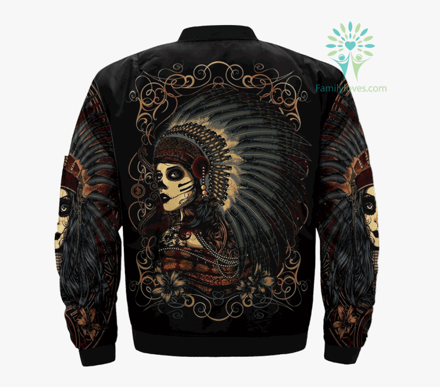 Native American Day Of The Dead Over Print Jacket %tag - Blessed Be Thy Lord My Rock Who Trains My Hands For, HD Png Download, Free Download