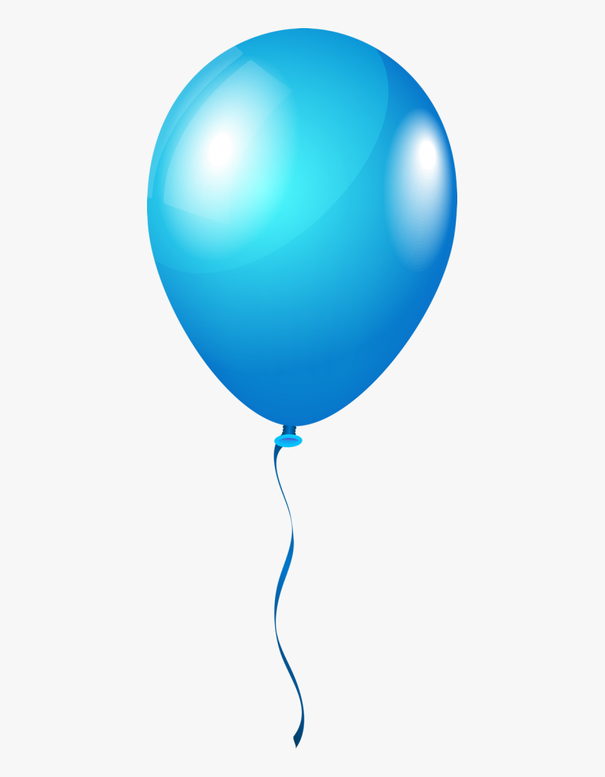 Transparent Background Blue Balloon Png, Png Download, Free Download