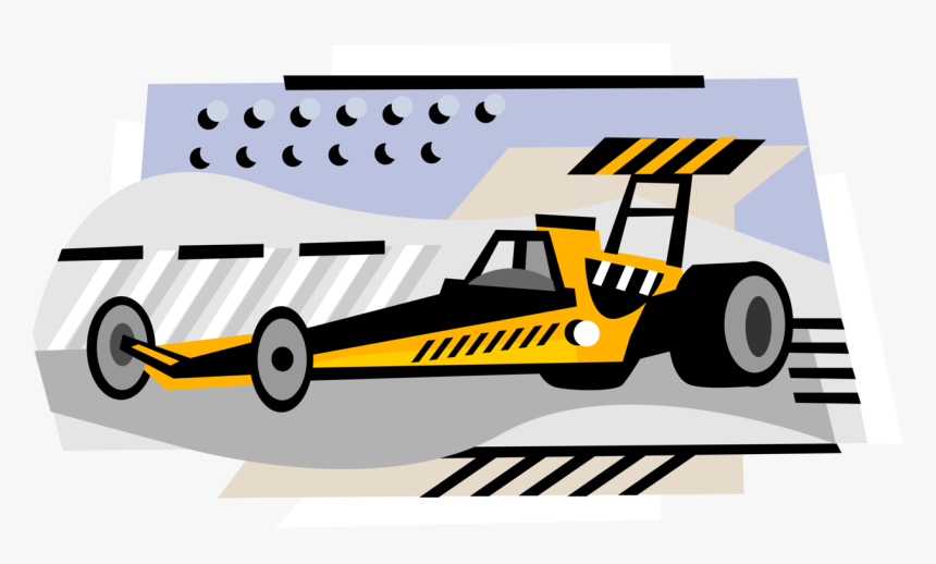 Transparent Speeding Delivery Truck Clipart - Drag Racing, HD Png Download, Free Download