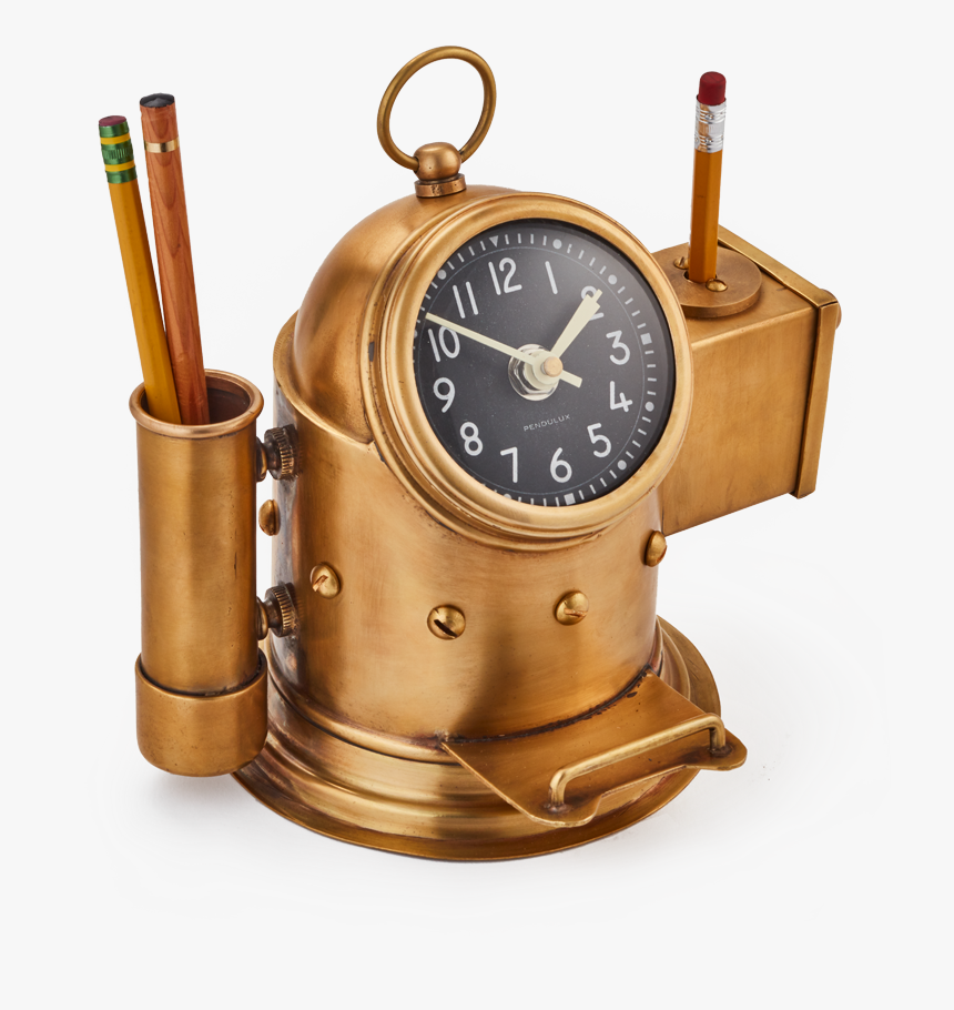 Pilot House Table Clock - Brass, HD Png Download, Free Download